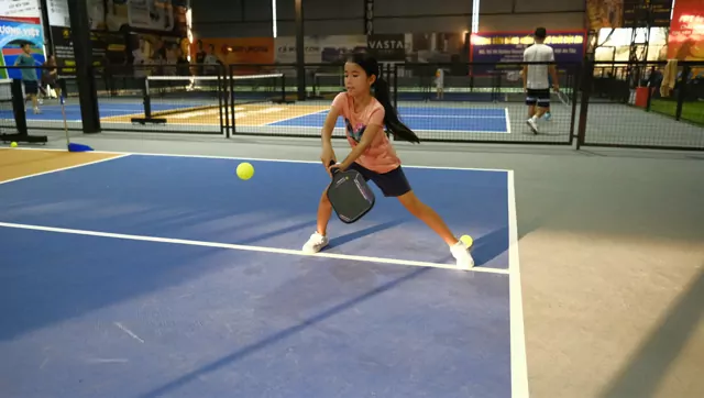 A player on court